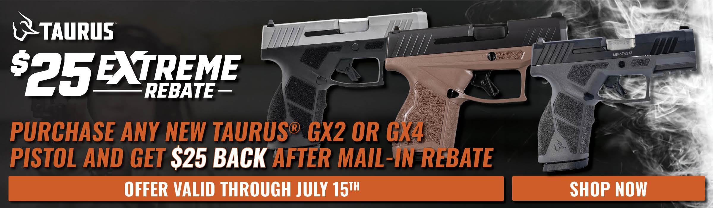 Taurus Extreme Series Rebate